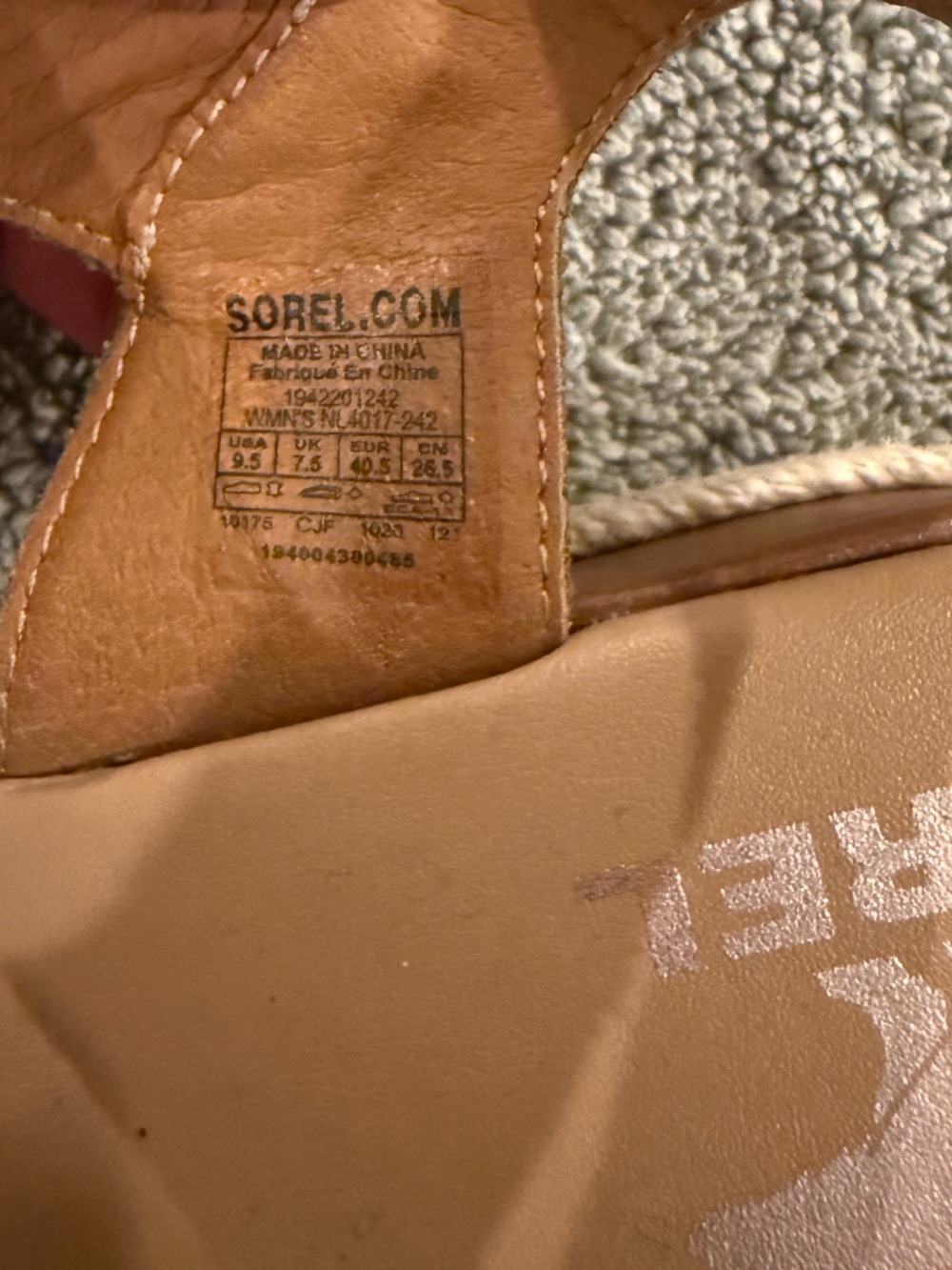 Sorel Brown and Olive Women’s Two-Tone Slingback Sandals - Picture 5 of 5